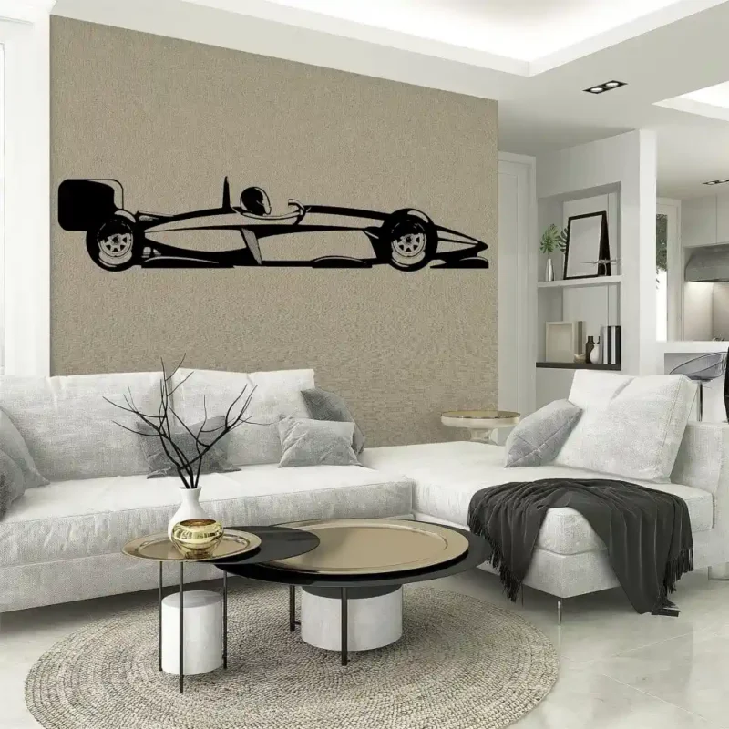 Formula Car Wall Stickers Dark Black | Stickers on Wall
