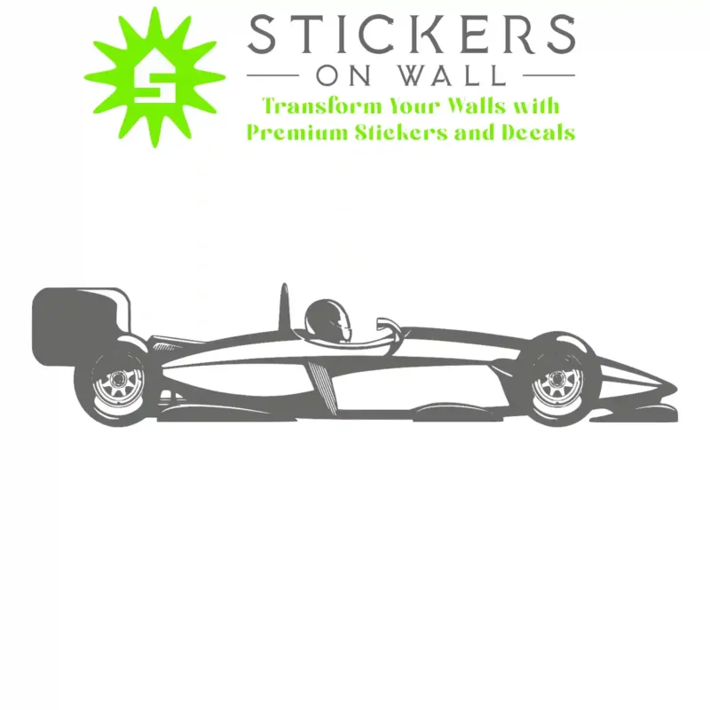 Formula Car Wall Stickers Dark Grey | Stickers on Wall