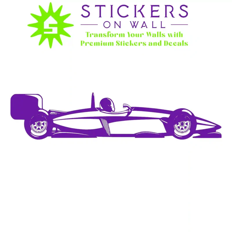 Formula Car Wall Stickers Perfect Purple | Stickers on Wall