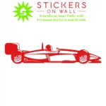 Formula Car Wall Stickers Red | Stickers on Wall