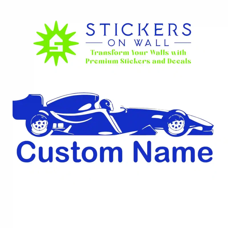 Formula Name Wall Stickers Brilliant Blue | Stickers on Wall