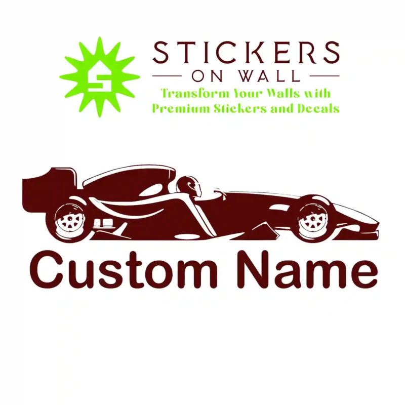 Formula Name Wall Stickers Burgundy | Stickers on Wall