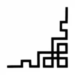 Geometric Corner Wall Stickers Black | Stickers on Wall