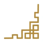Geometric Corner Wall Stickers Gold | Stickers on Wall
