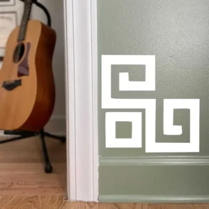 Greek key wall stickers