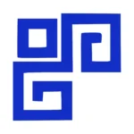 Greek Key Wall Stickers Brilliant Blue | Stickers on Wall