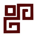 Greek Key Wall Stickers Burgundy | Stickers on Wall