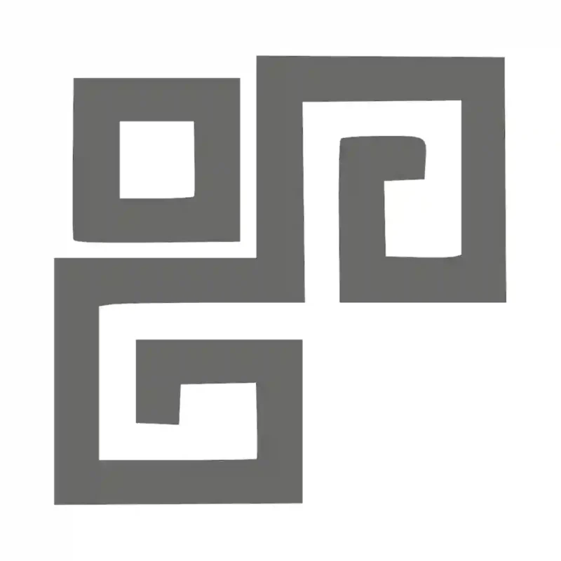 Greek Key Wall Stickers Dark Grey | Stickers on Wall