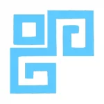 Greek Key Wall Stickers Light Blue | Stickers on Wall