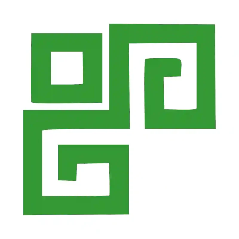 Greek Key Wall Stickers Mid Green | Stickers on Wall