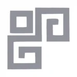 Greek Key Wall Stickers Silver | Stickers on Wall