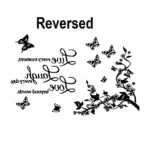 Laugh Love Wall Stickers Reversed | Stickers on Wall Laugh Love Wall Stickers Reversed | Stickers on Wall