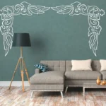 Leaf Corner Wall Stickers White | Stickers on Wall Leaf Corner Wall Stickers White | Stickers on Wall