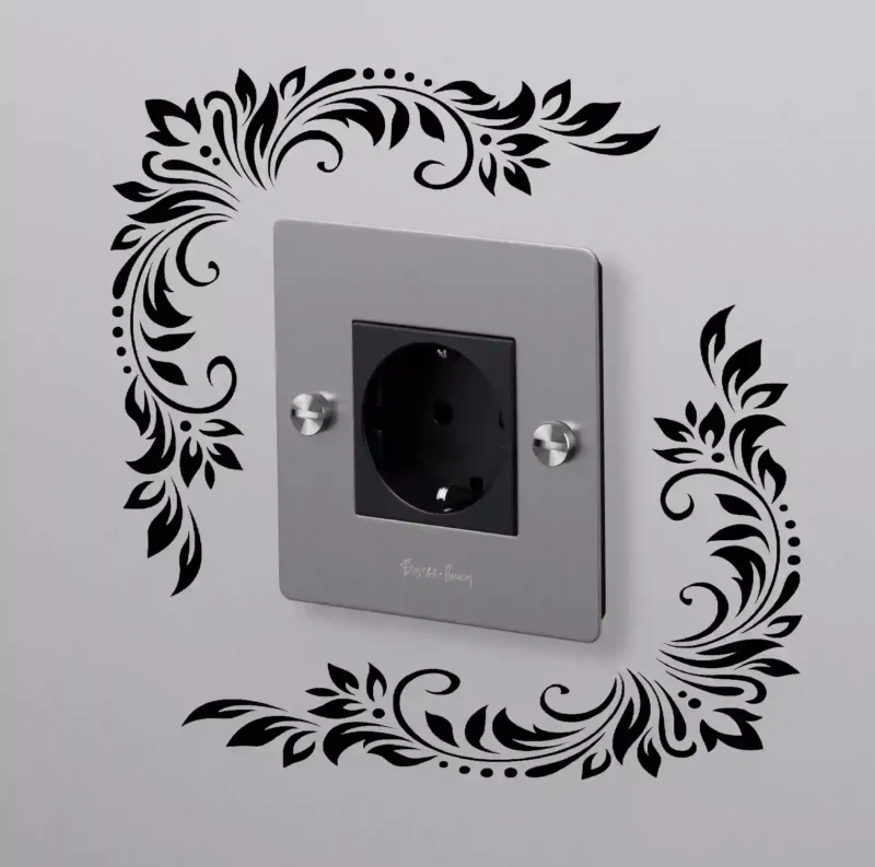 Leafy Corner Wall Stickers Light Switch | Stickers on Wall