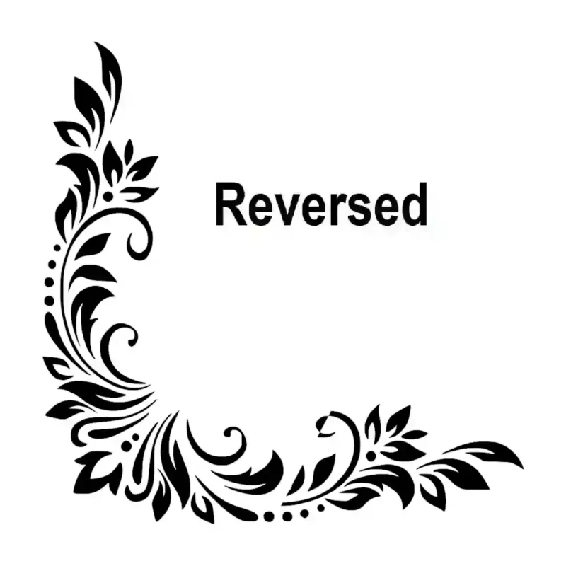 Leafy Corner Wall Stickers Reversed | Stickers on Wall