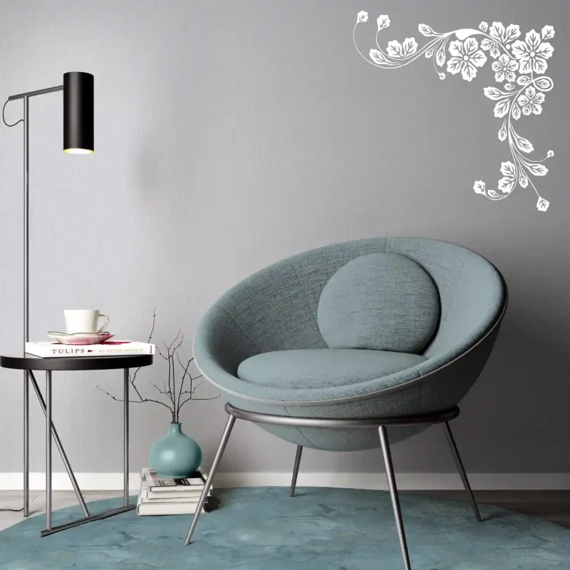 Leafy Floral Wall Stickers | Stickers on Wall