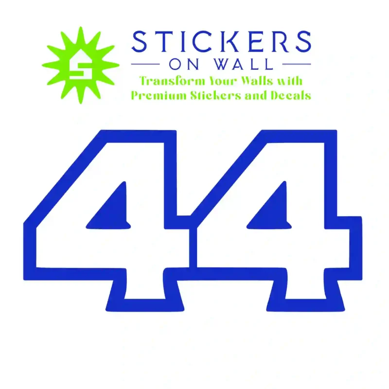 Lewis  Wall Stickers Brilliant Blue | Stickers on Wall