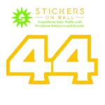 Lewis Wall Stickers Golden Yellow | Stickers on Wall Lewis Wall Stickers Golden Yellow | Stickers on Wall