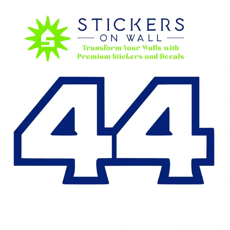 Lewis  Wall Stickers Medium Blue | Stickers on Wall