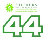 Lewis Wall Stickers Mid Green | Stickers on Wall Lewis Wall Stickers Mid Green | Stickers on Wall