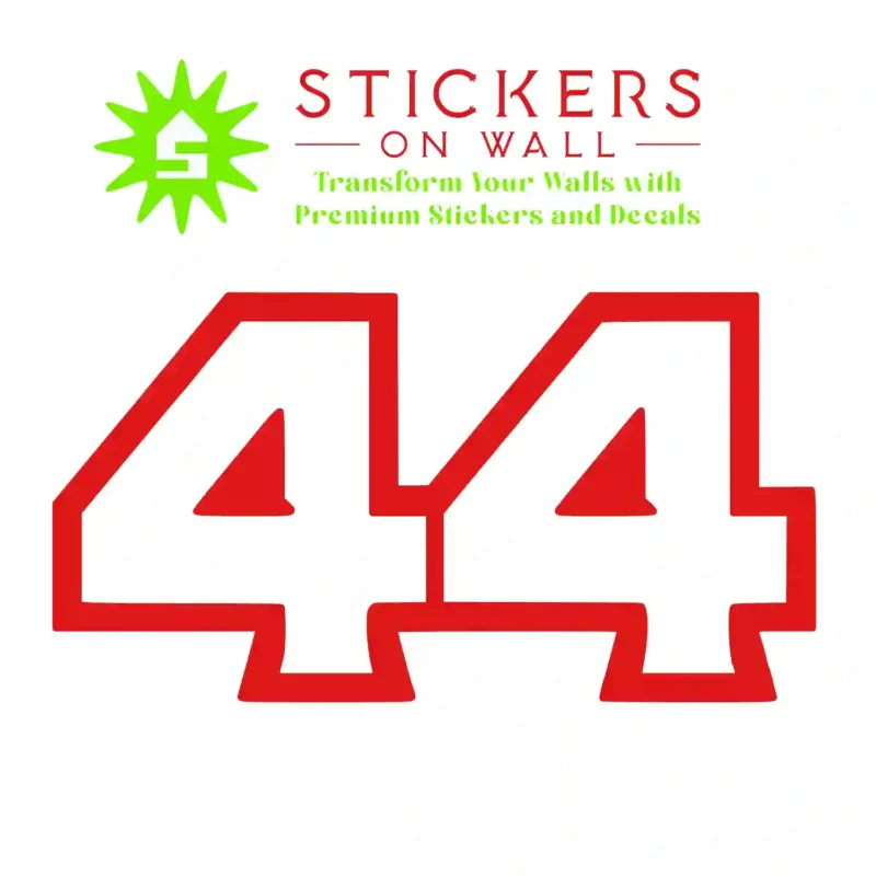 Lewis  Wall Stickers Red | Stickers on Wall
