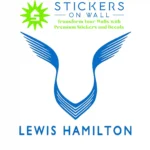 Lewis Hamilton Wall Stickers Azure Blue | Stickers on Wall Lewis Hamilton Wall Stickers Azure Blue | Stickers on Wall