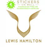 Lewis Hamilton Wall Stickers Gold | Stickers on Wall Lewis Hamilton Wall Stickers Gold | Stickers on Wall