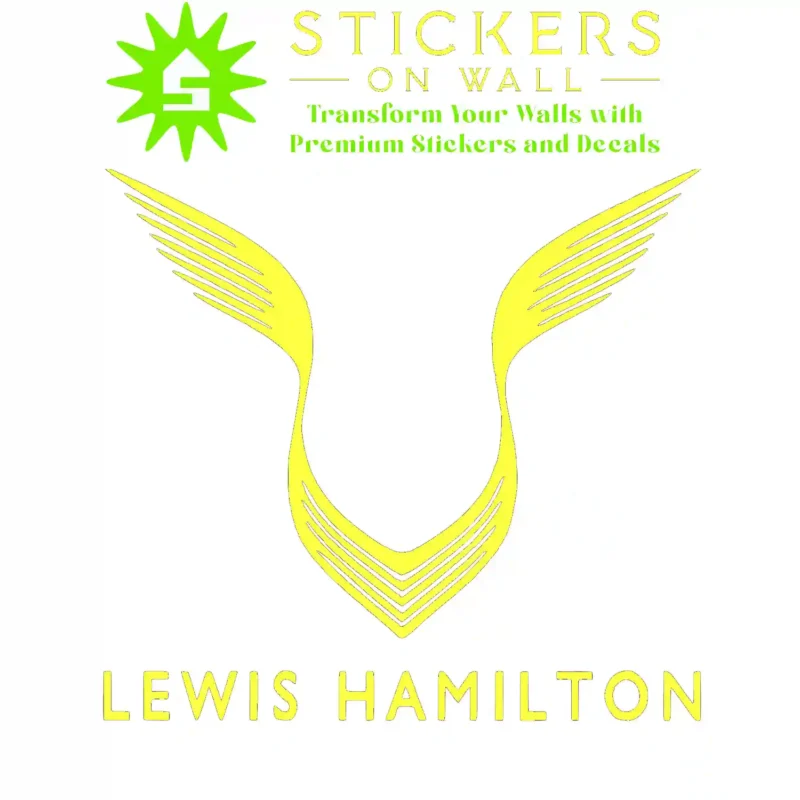 Lewis Hamilton Wall Stickers Lemon | Stickers on Wall