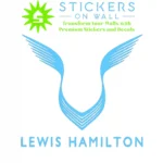 Lewis Hamilton Wall Stickers Light Blue | Stickers on Wall Lewis Hamilton Wall Stickers Light Blue | Stickers on Wall