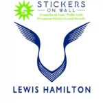 Lewis Hamilton Wall Stickers Medium Blue | Stickers on Wall Lewis Hamilton Wall Stickers Medium Blue | Stickers on Wall
