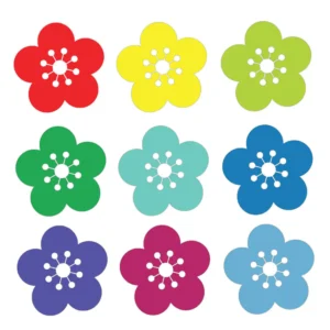 Minimalist flower wall sticker