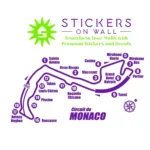 Monaco Circuit Wall Stickers Perfect Purple | Stickers on Wall Monaco Circuit Wall Stickers Perfect Purple | Stickers on Wall