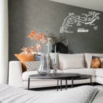 Monaco Circuit Wall Stickers White | Stickers on Wall Monaco Circuit Wall Stickers White | Stickers on Wall