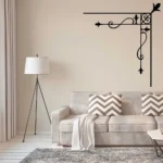 Ornamental Corner Wall Stickers | Stickers on Wall