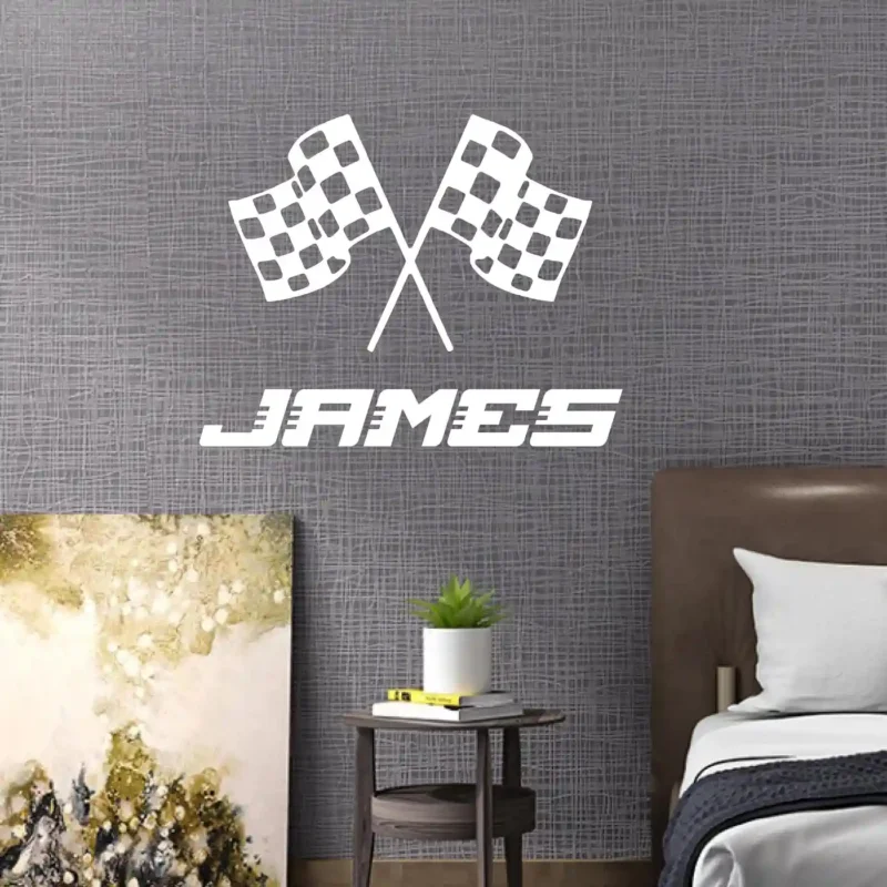 Personalised Checkered Wall Stickers | Stickers on Wall Personalised Checkered Wall Stickers | Stickers on Wall
