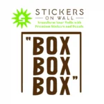 Pit Stop Wall Stickers Brown | Stickers on Wall Pit Stop Wall Stickers Brown | Stickers on Wall