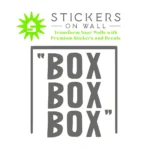 Pit Stop Wall Stickers Dark Grey | Stickers on Wall Pit Stop Wall Stickers Dark Grey | Stickers on Wall