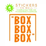 Pit Stop Wall Stickers Orange | Stickers on Wall Pit Stop Wall Stickers Orange | Stickers on Wall