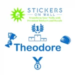 Racing Name Wall Stickers Azure Blue | Stickers on Wall Racing Name Wall Stickers Azure Blue | Stickers on Wall
