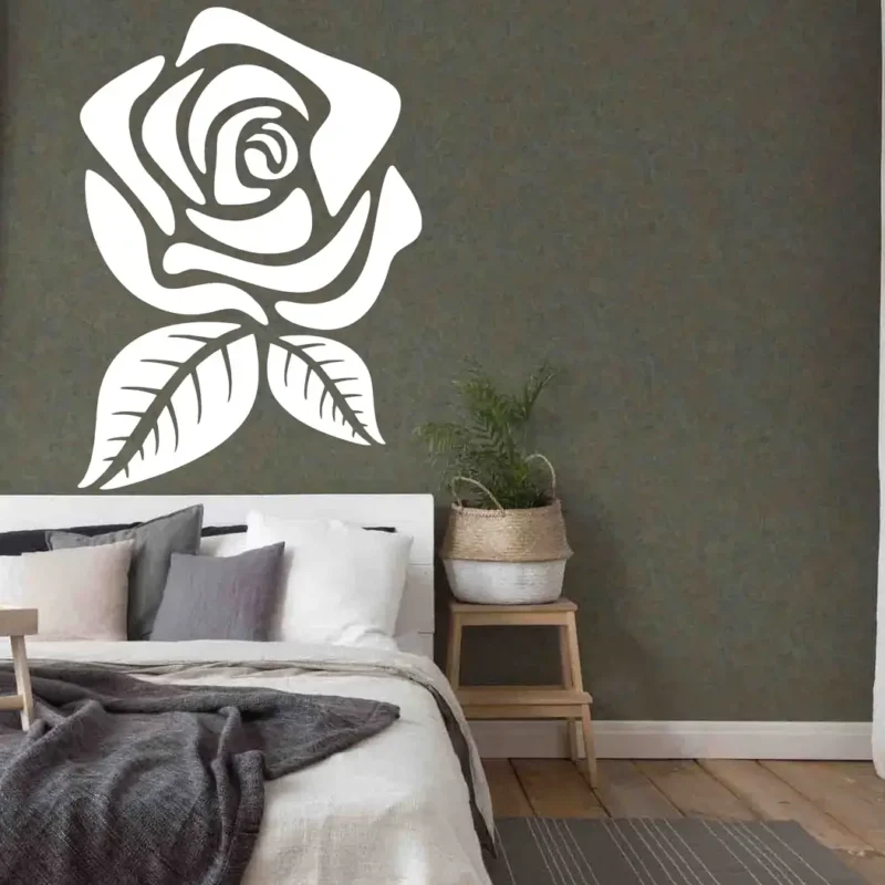 Rose Flower Wall Stickers | Stickers on Wall Rose Flower Wall Stickers | Stickers on Wall
