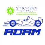 Speed Name Wall Stickers Brilliant Blue | Stickers on Wall Speed Name Wall Stickers Brilliant Blue | Stickers on Wall