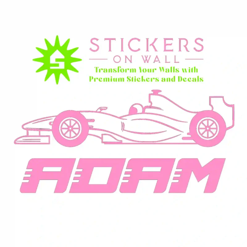 Speed Name Wall Stickers Bubblegum | Stickers on Wall