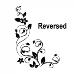 Swirl Vine Wall Stickers Reversed | Stickers on Wall