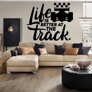 Track life wall stickers