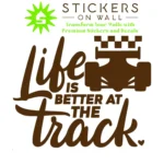Track Life Wall Stickers Brown | Stickers on Wall Track Life Wall Stickers Brown | Stickers on Wall