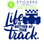 Track Life Wall Stickers Medium Blue | Stickers on Wall Track Life Wall Stickers Medium Blue | Stickers on Wall