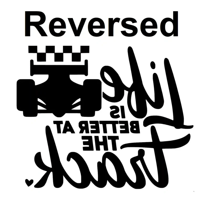 Track Life Wall Stickers Reversed | Stickers on Wall