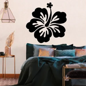 Tropical flower wall stickers