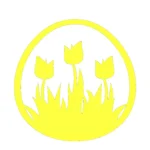 Tulip Garden Wall Stickers Lemon | Stickers on Wall Tulip Garden Wall Stickers Lemon | Stickers on Wall