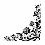 Vine Corner Wall Stickers Black | Stickers on Wall Vine Corner Wall Stickers Black | Stickers on Wall